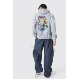 OVERSIZED YUGIOH PEGASUS WASHED  Fully Customizable Hoodie