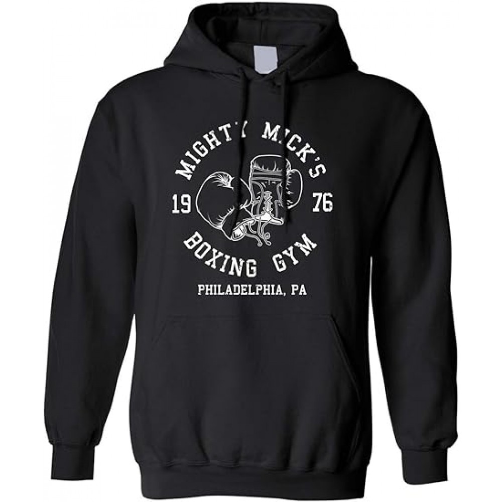 Pullover Black Boxing Printed Fully Customizable Hoodie