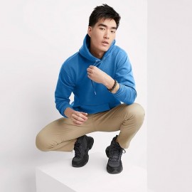 Pullover Sea Blue Fully Customizable Hoodie