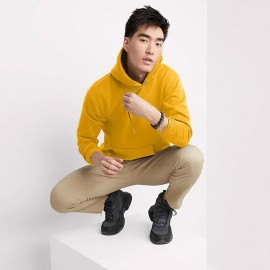 Pullover Yellow Fully Customizable Hoodie