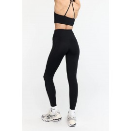 Side Pocket Legging - Shadow Black