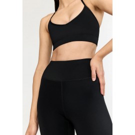 Back Pocket Legging - Shadow Black
