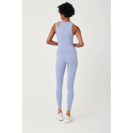 SkinLuxe High Waisted Legging - Cornflower Blue