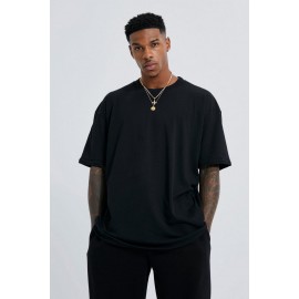 Line Drawn Rose Stem Print T-shirt